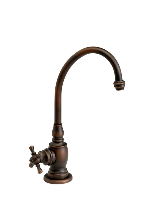 Waterstone Hampton Cold Only Filtration Faucet – Cross Handle - 1250C