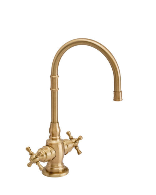 Waterstone Pembroke Hot and Cold Filtration Faucet – Cross Handles -1252HC