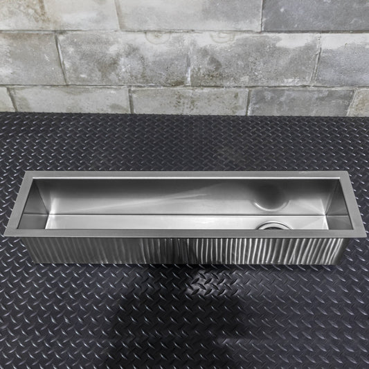 Beverage Ice Trough Sink - Stainless - Havens | Luxury Metals