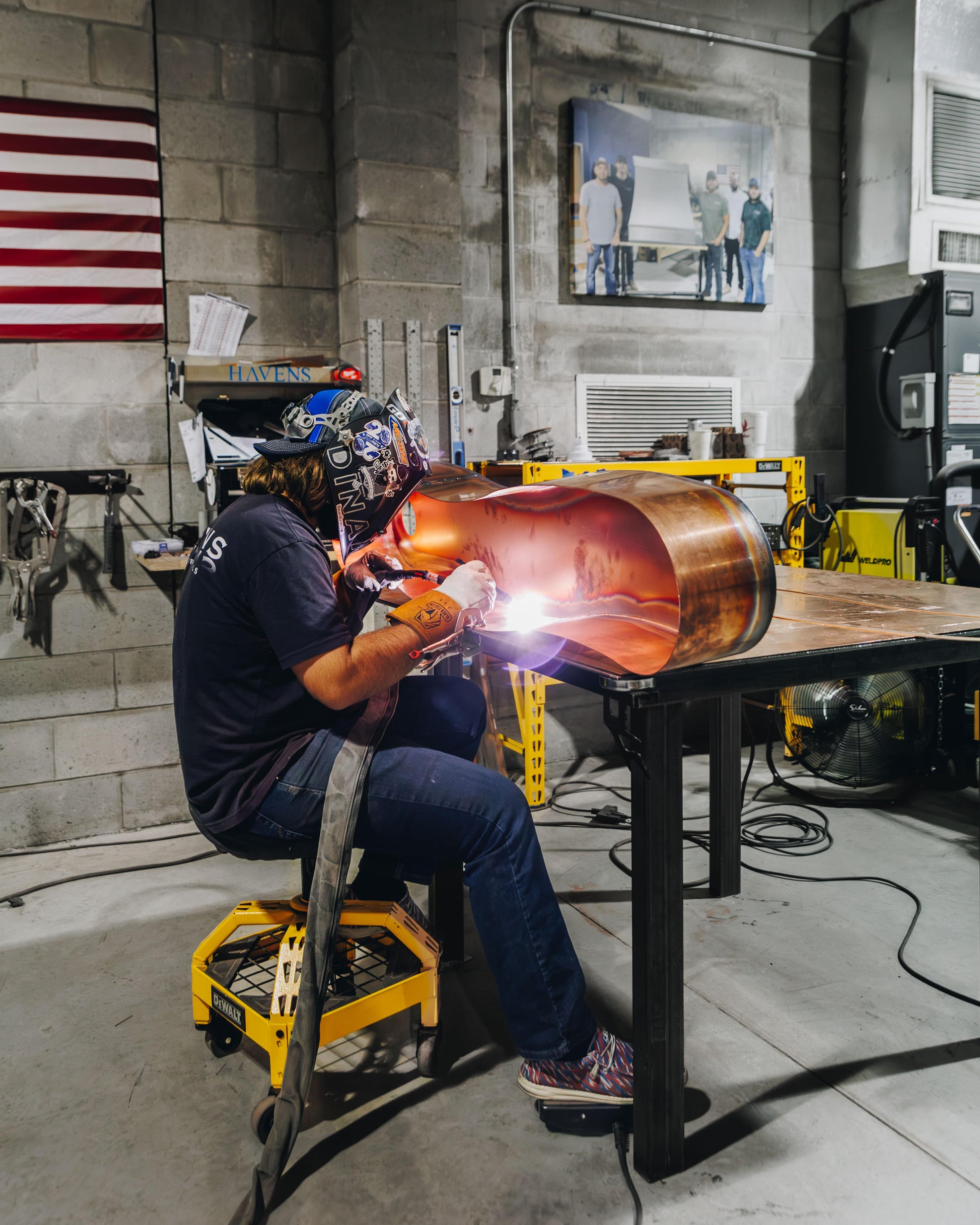 River Trough Sink - Pure Copper