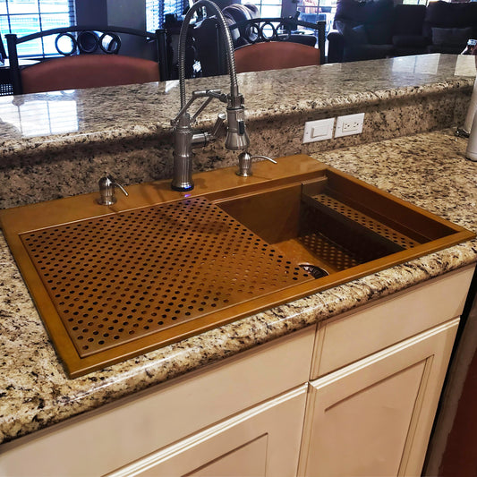 Faucet Deck Sink - Pure Copper/Premium Brass