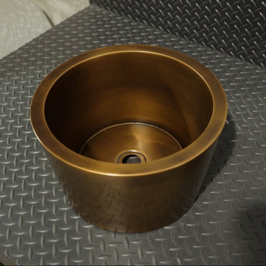 Natural Brass Circa Vessel
