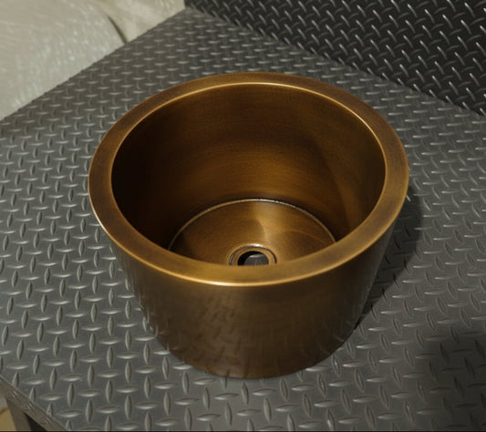 Natural Brass Circa Vessel