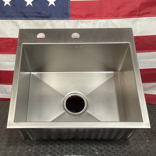 Faucet Deck Sink - Stainless Steel