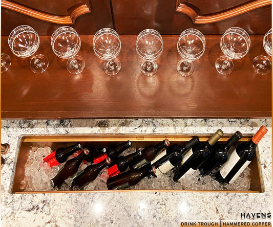 Beverage Ice Trough Sink - Stainless - Havens | Luxury Metals