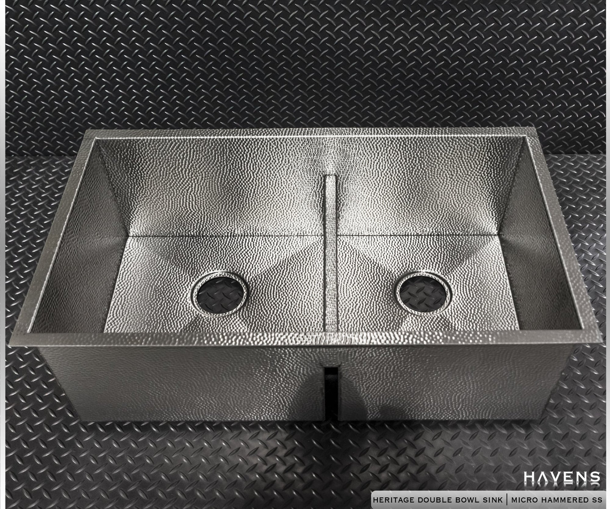 Heritage Double Bowl Sink - Stainless