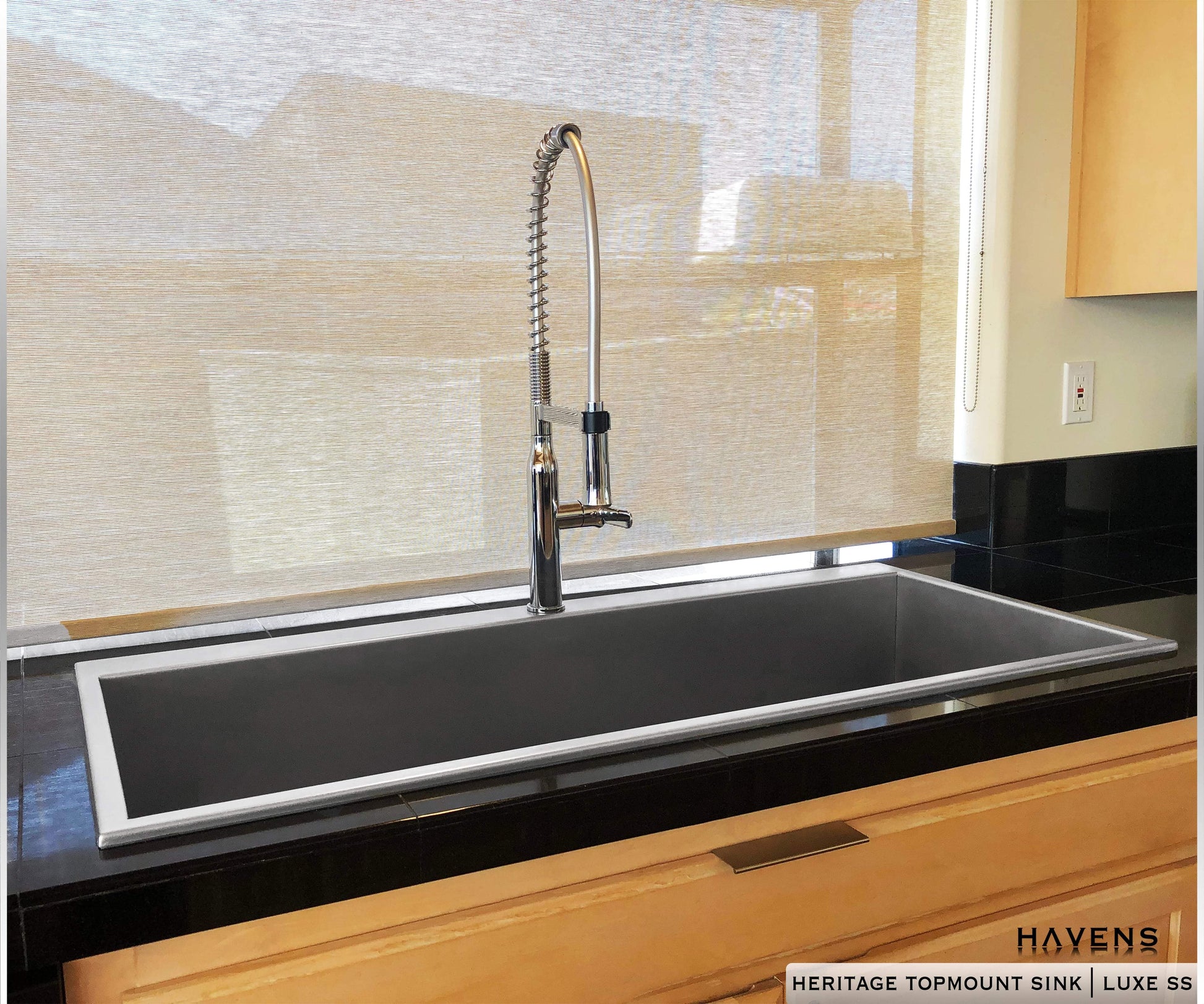 Custom Topmount Sink - Stainless Steel - Havens | Luxury Metals