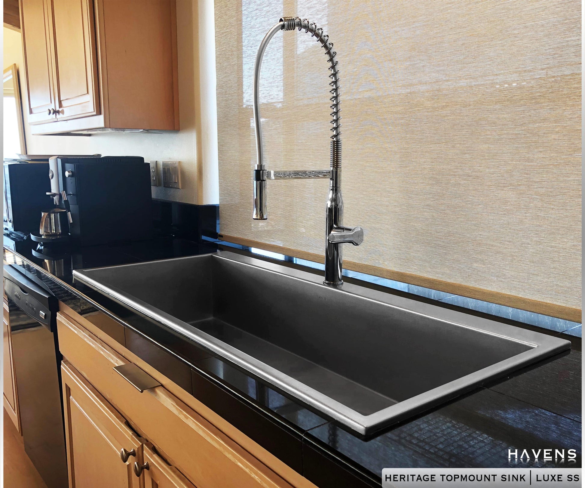 Custom Topmount Sink - Stainless Steel - Havens | Luxury Metals