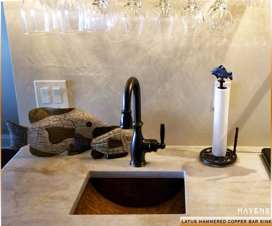 Custom Latus Sink - Copper - Havens | Luxury Metals
