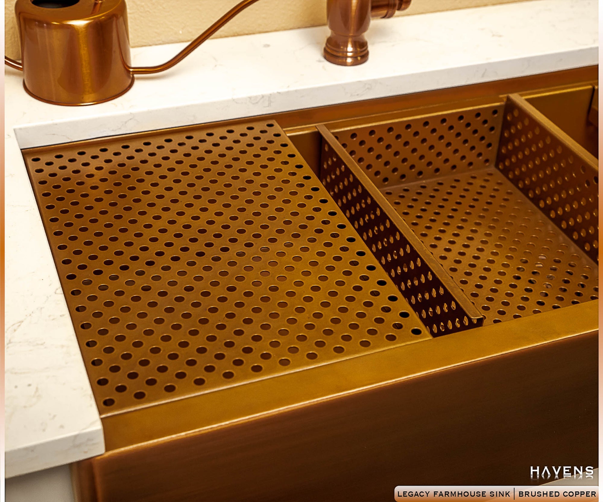 Legacy Farmhouse Sink - Brushed Copper