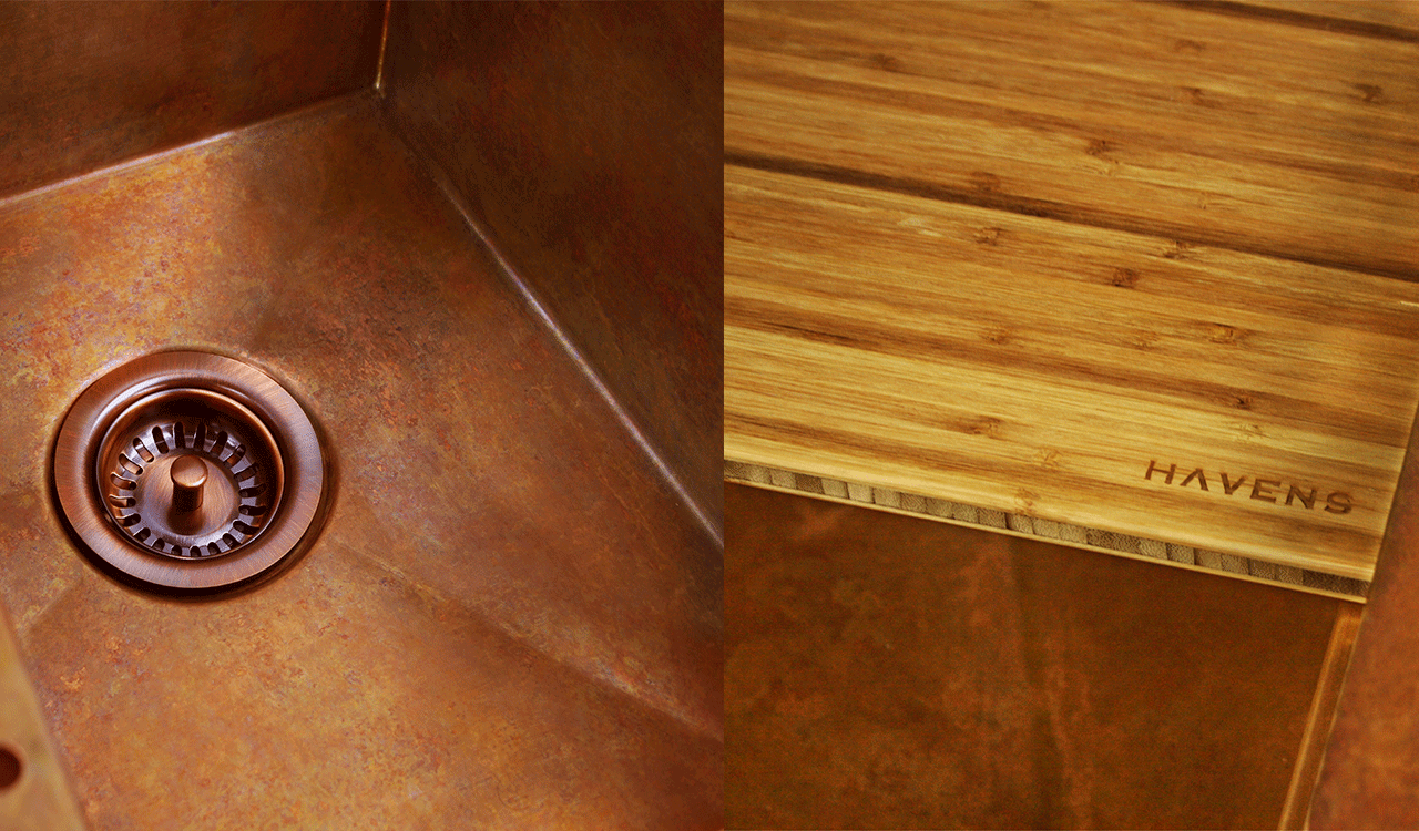 custom copper sink accessories kitchen