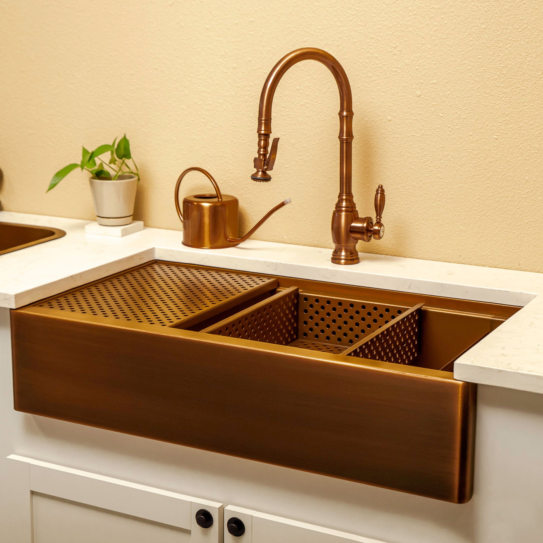 Handcrafted Pure Copper Kitchen Sinks