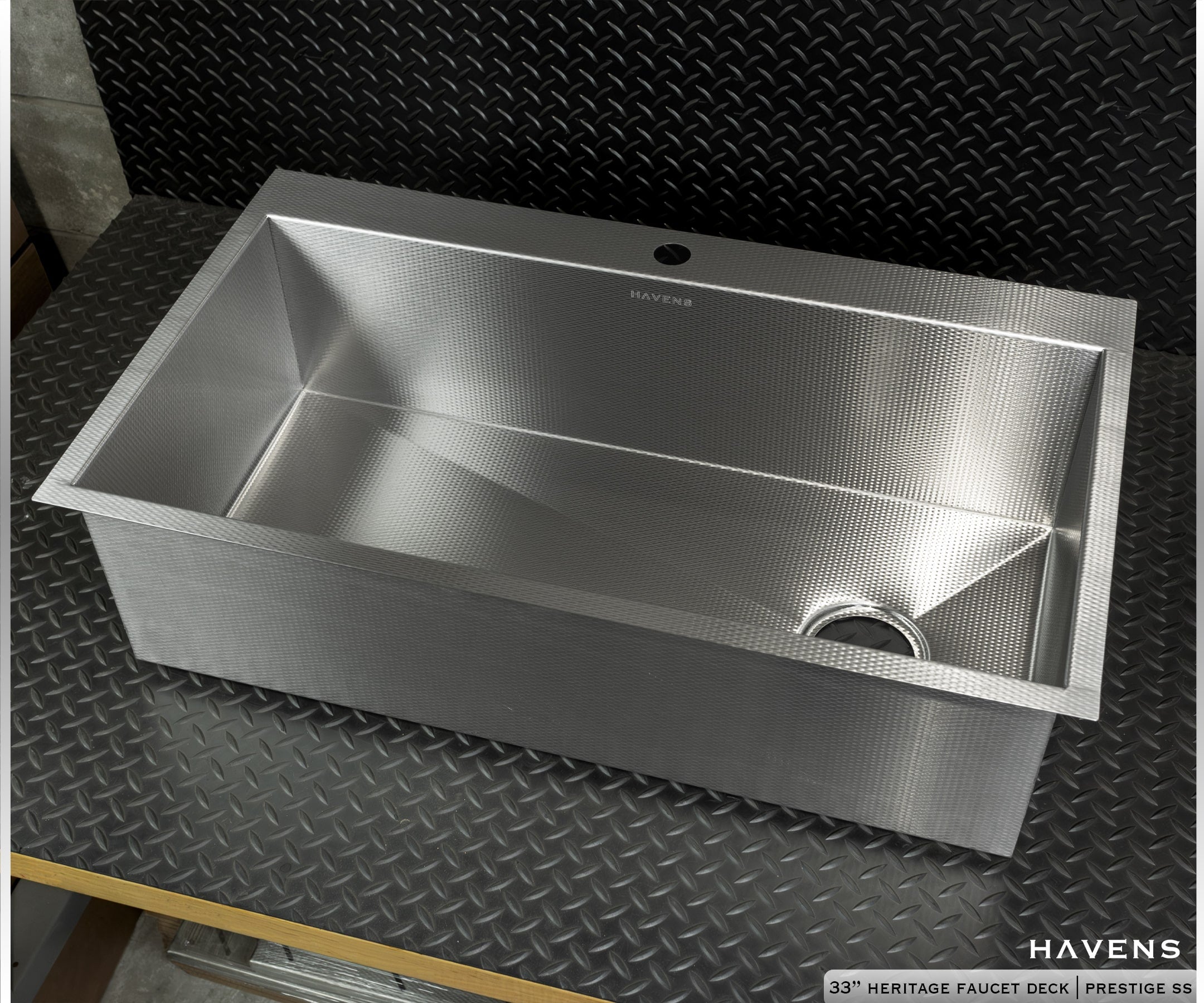 Custom Topmount Sink - Stainless Steel - Havens | Luxury Metals
