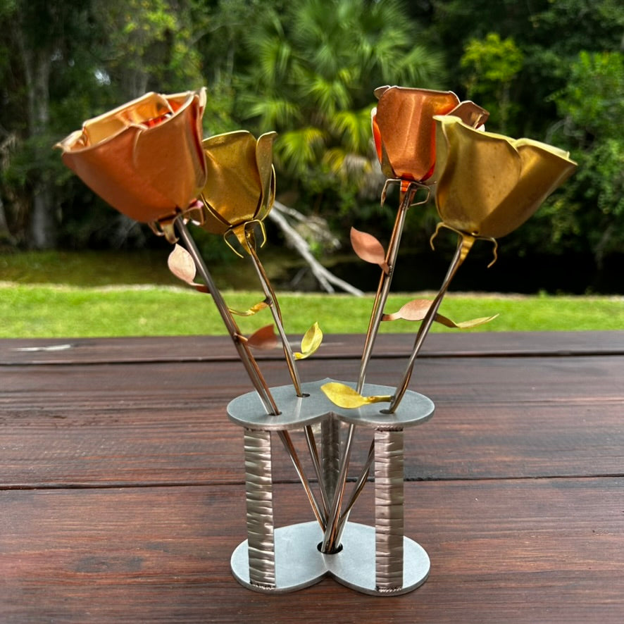 Infinity Rose - Copper & Brass