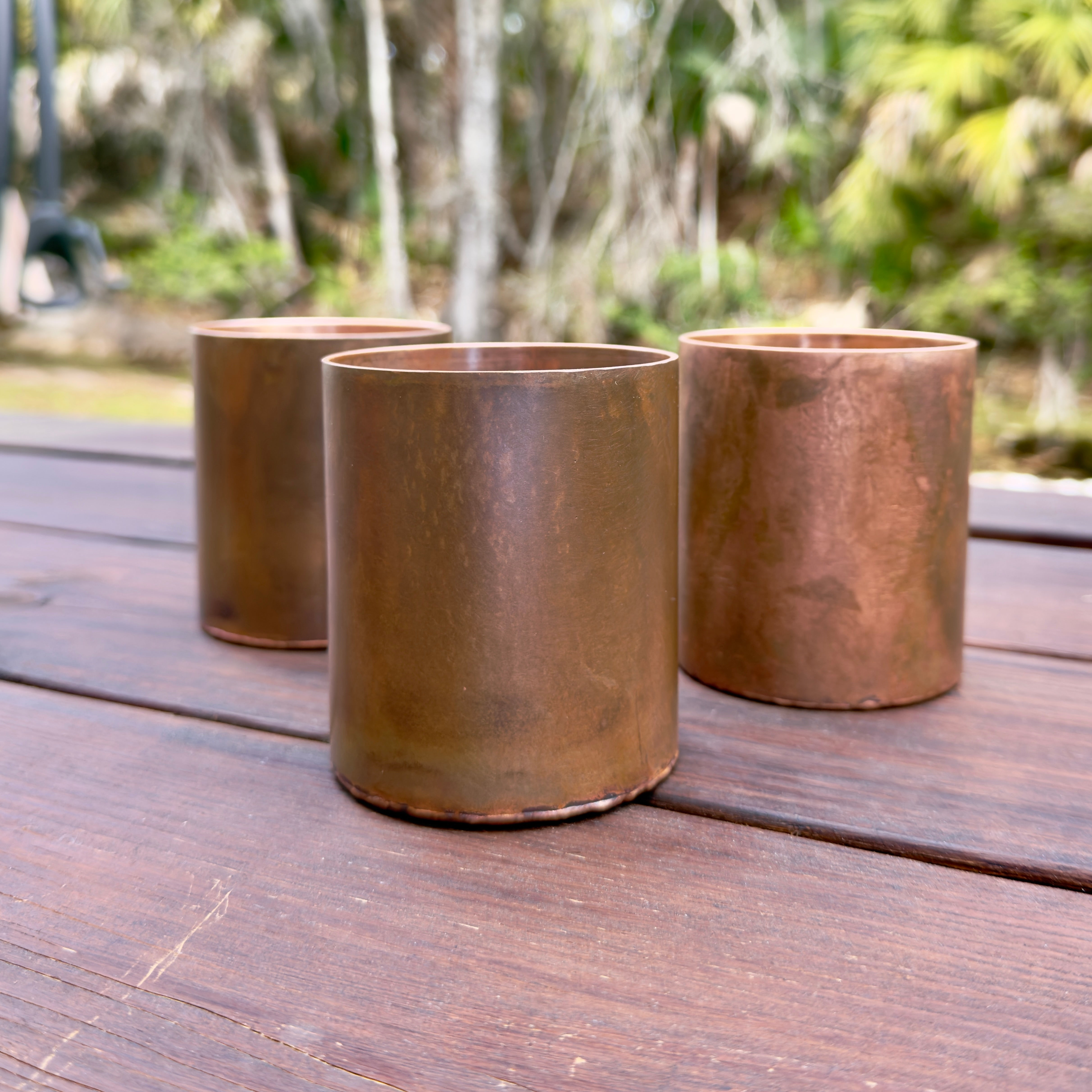 Pure Copper Cup - Rustic Edition - Havens | Luxury Metals