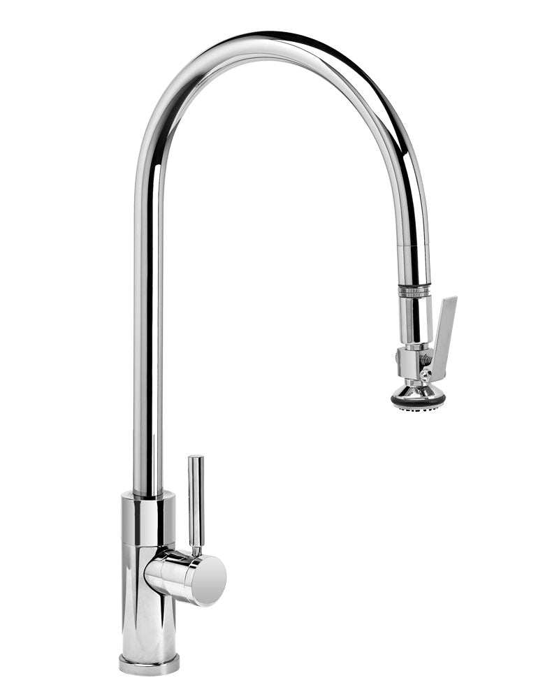 Waterstone Modern Extended Reach PLP Pulldown Faucet - 9750 - Havens | Luxury Metals