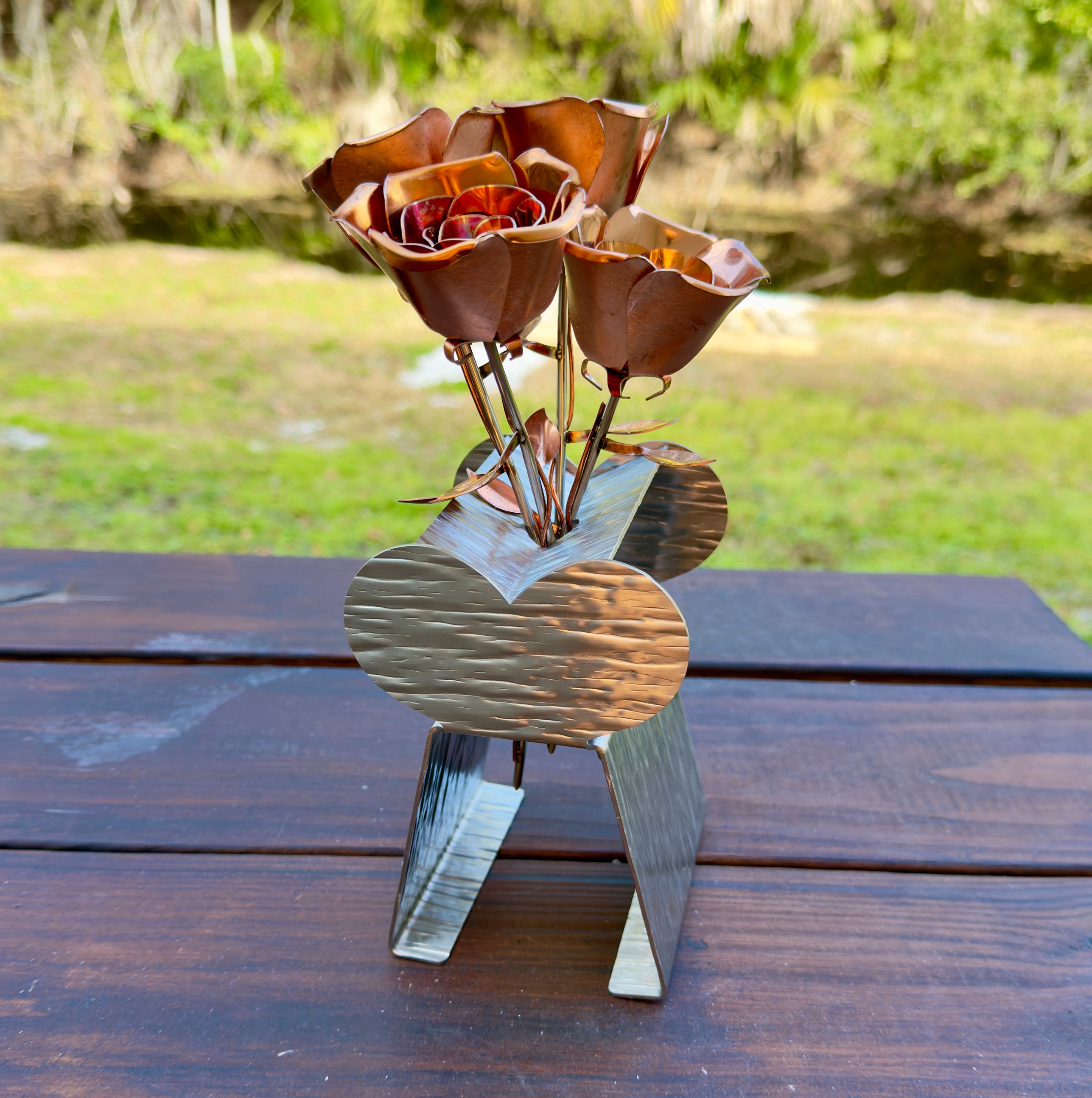 Infinity Roses Bouquet & Stand