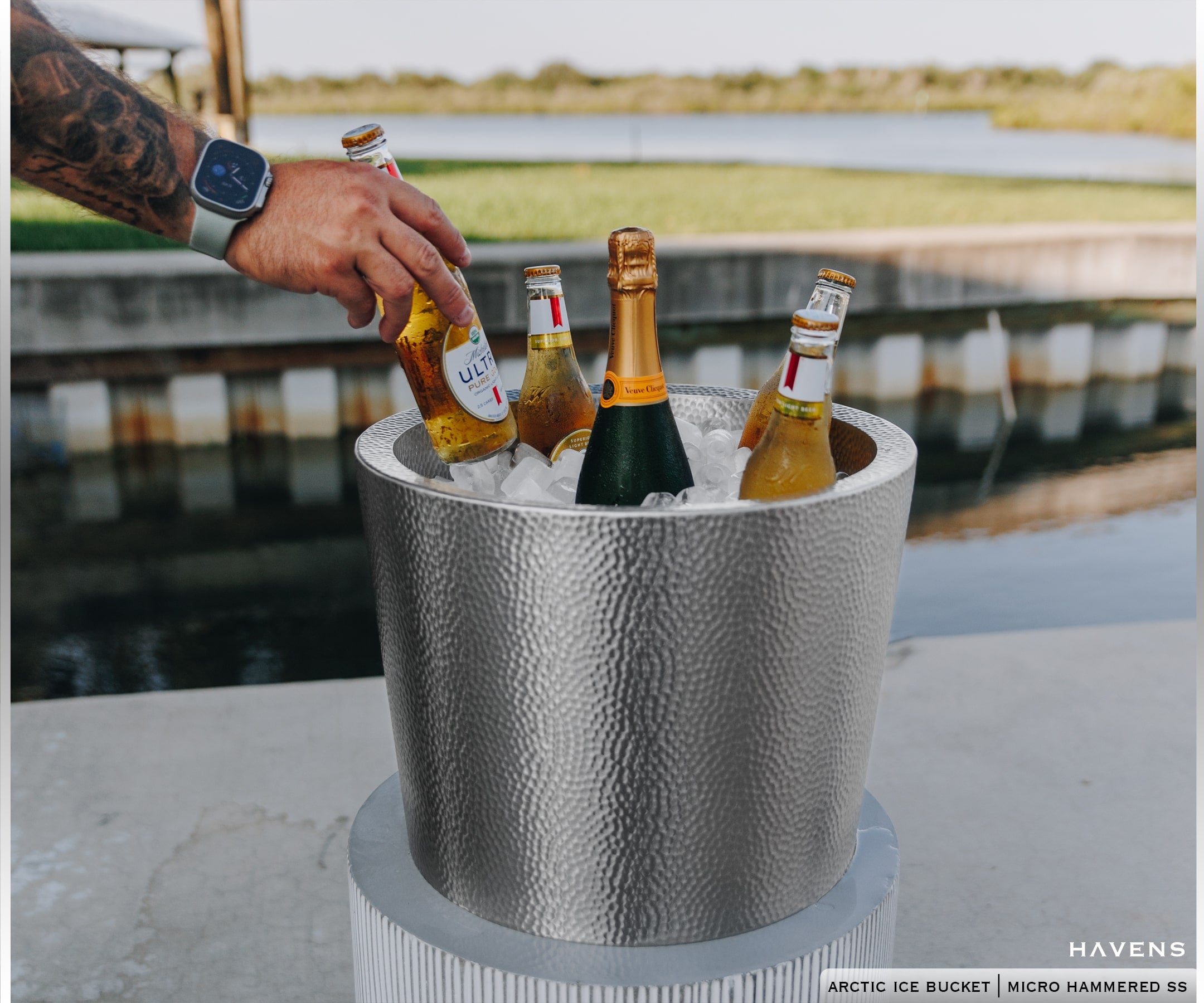 Arctic Ice Bucket - Stainless - Havens | Luxury Metals