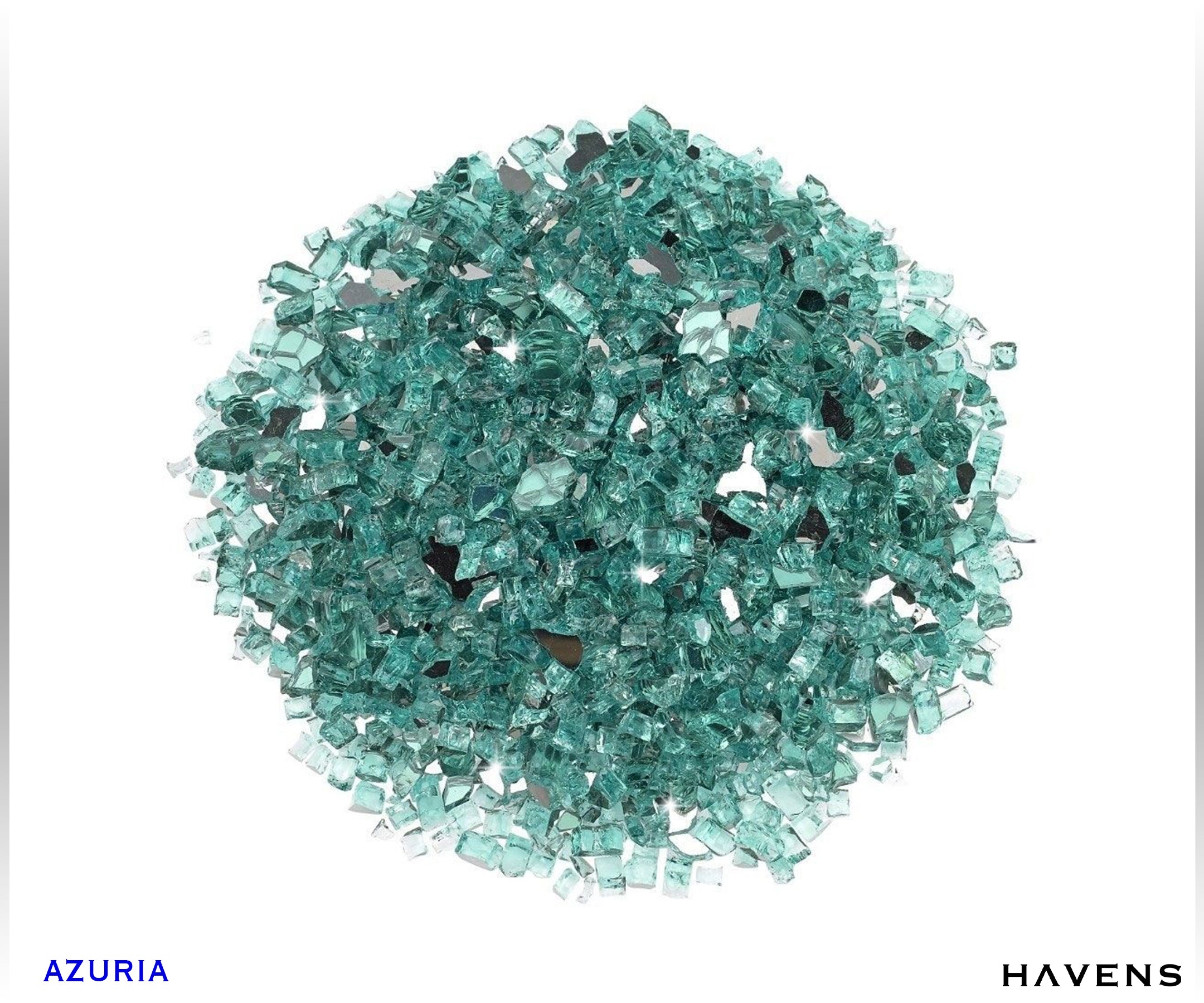 Fire Glass Rocks - Havens | Luxury Metals