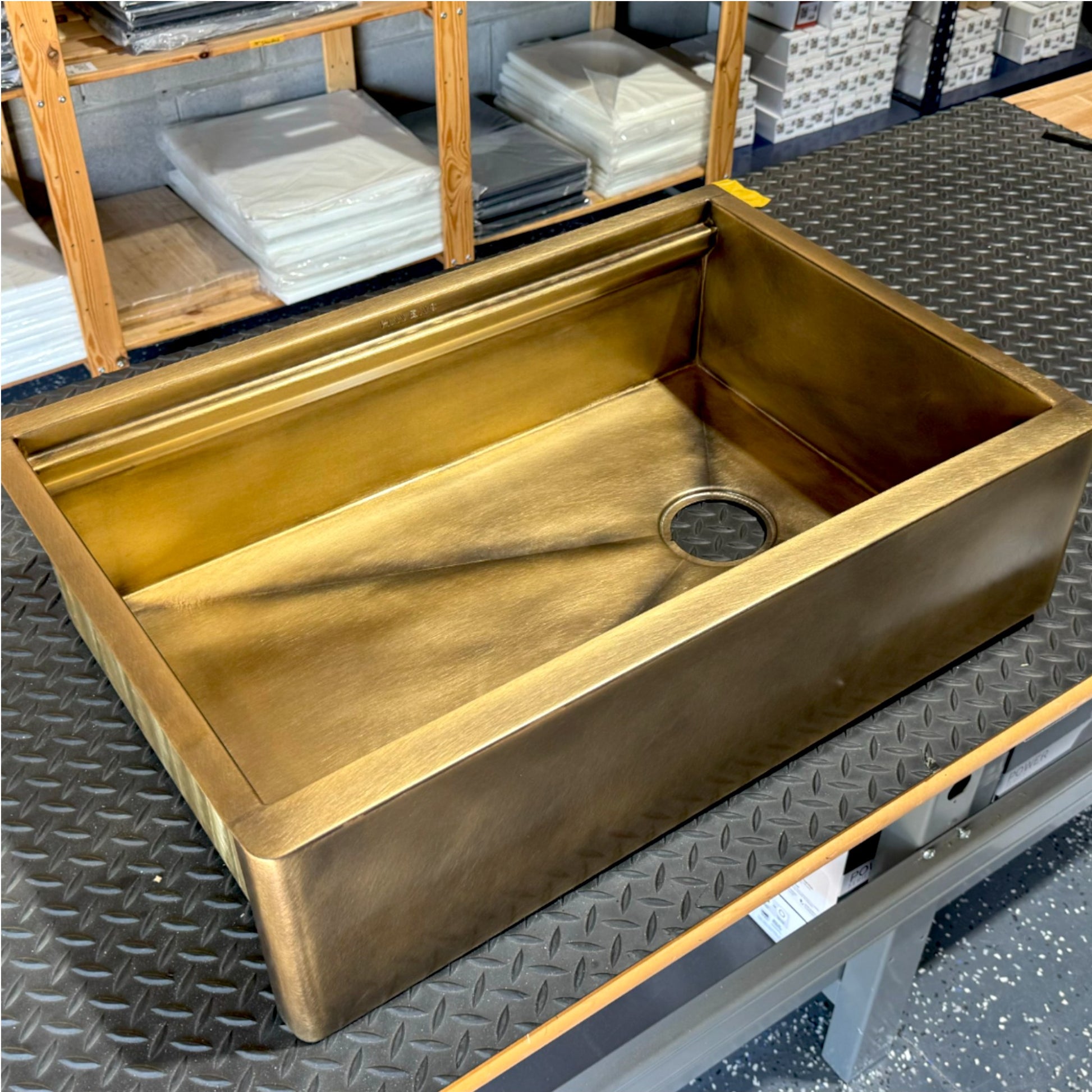 Legacy Farmhouse Sink - Premium Brass