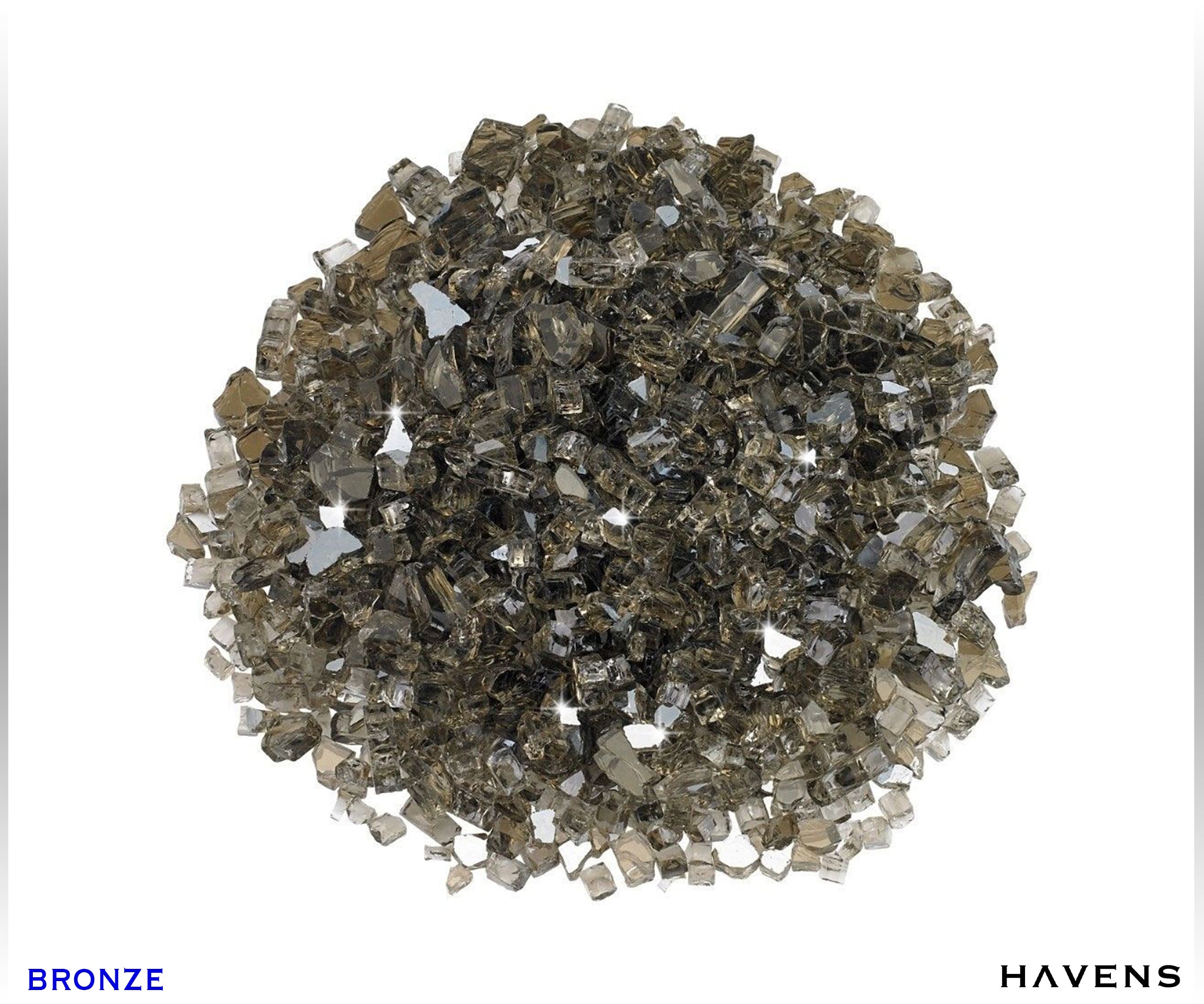 Fire Glass Rocks - USA - Havens | Luxury Metals