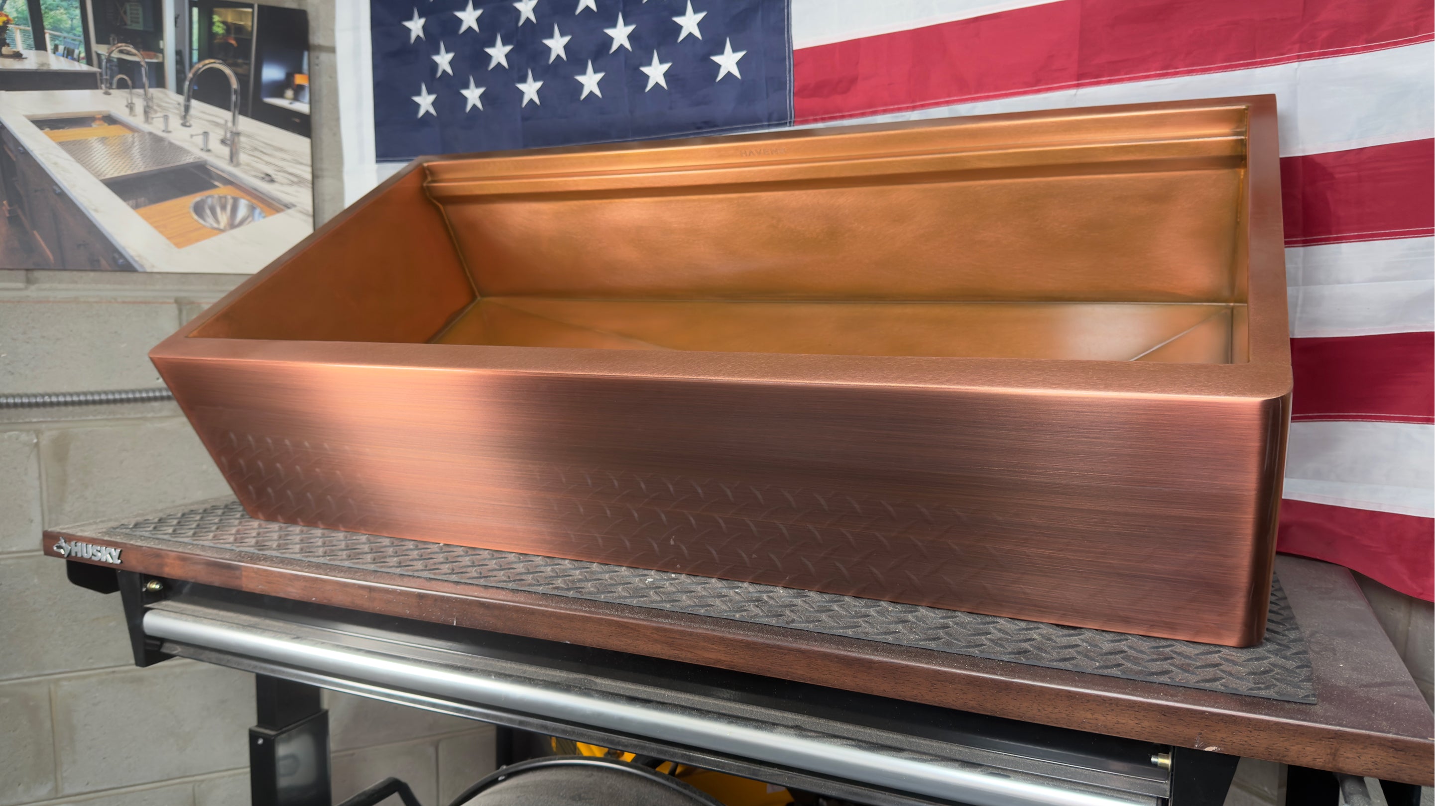 Legacy Farmhouse Sink - Pure Copper