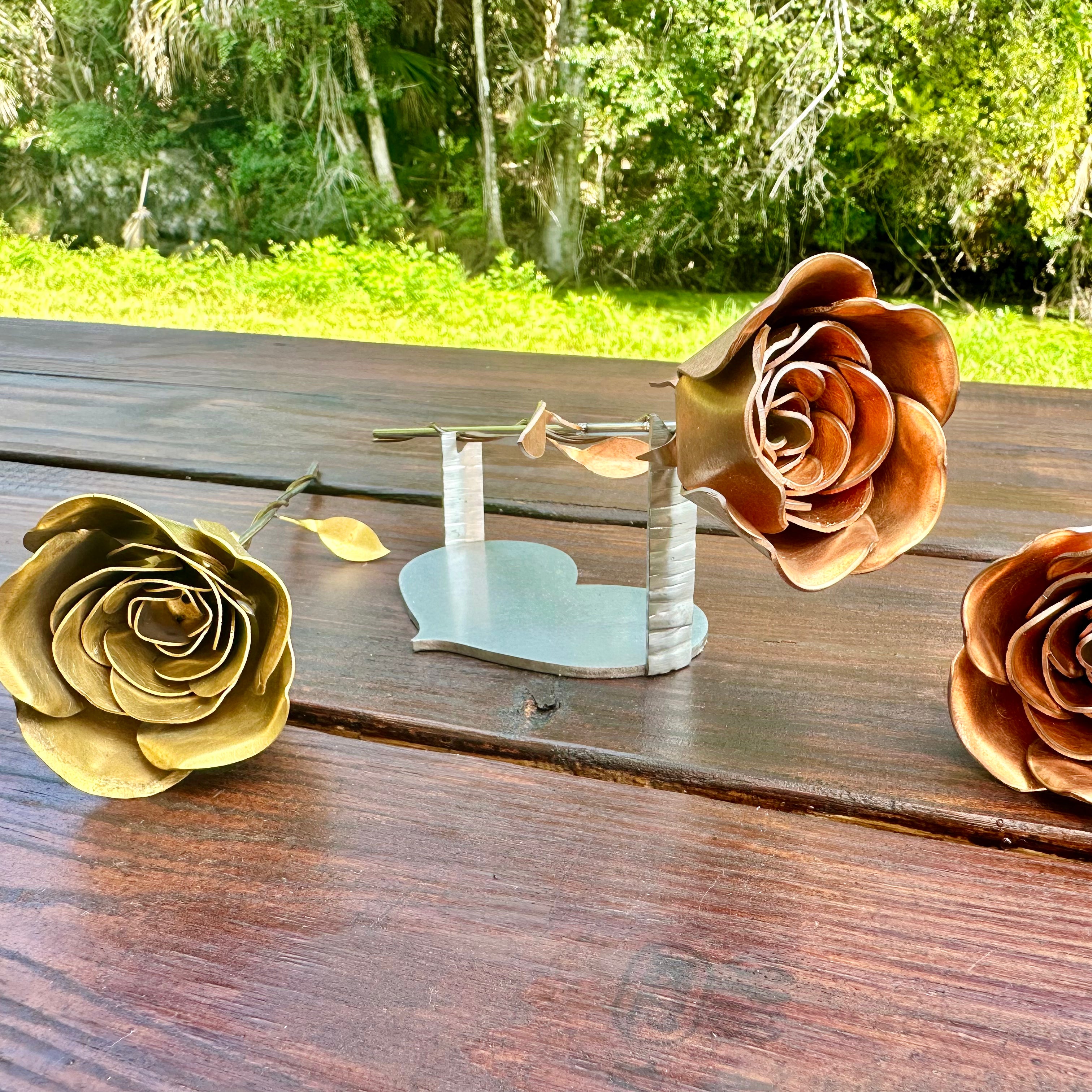 Infinity Rose - Copper & Brass