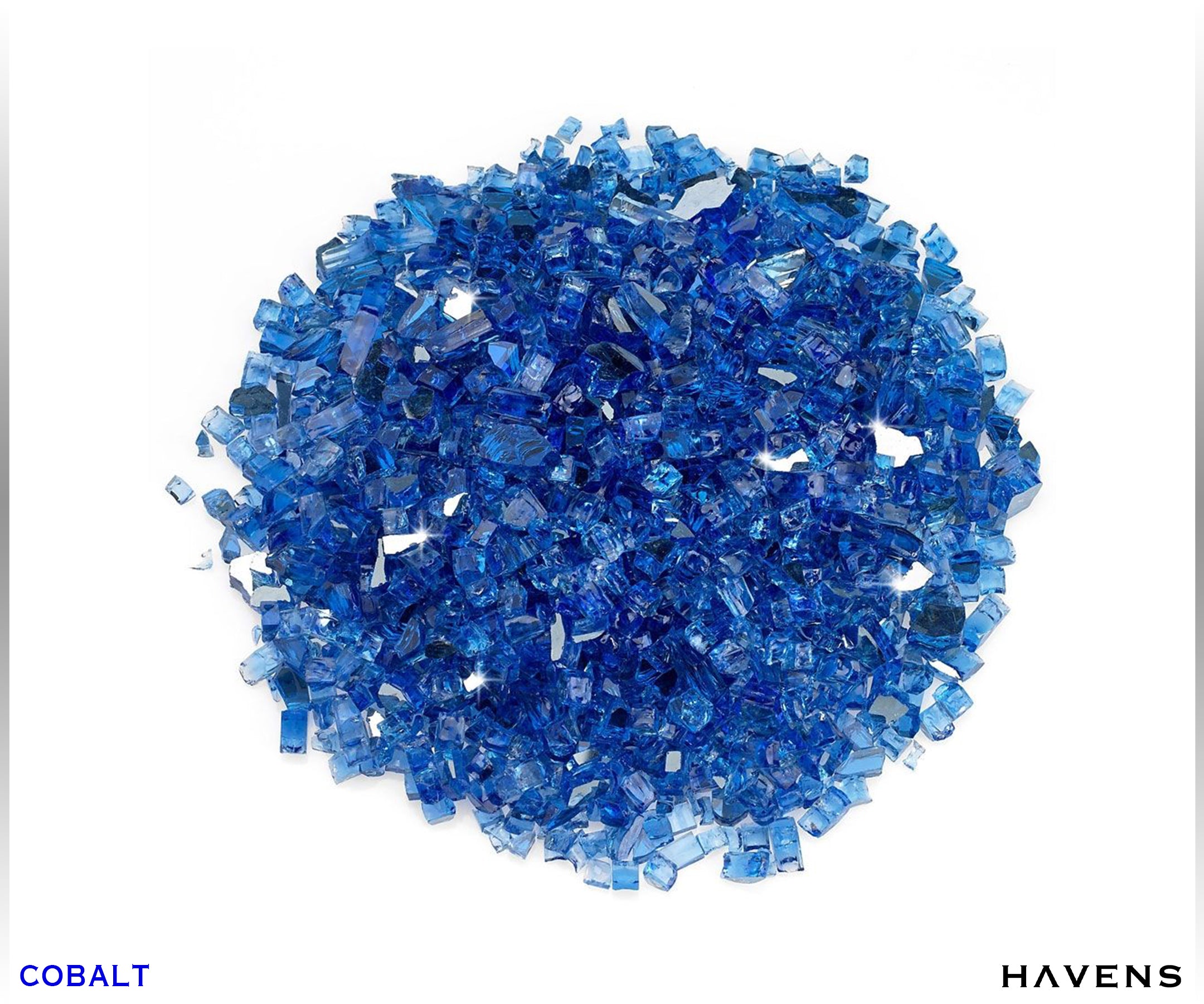 Fire Glass Rocks - Havens | Luxury Metals