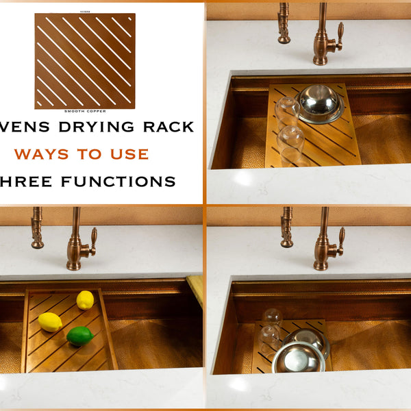 Drying Rack - Pure Copper - USA Made - Havens | Luxury Metals