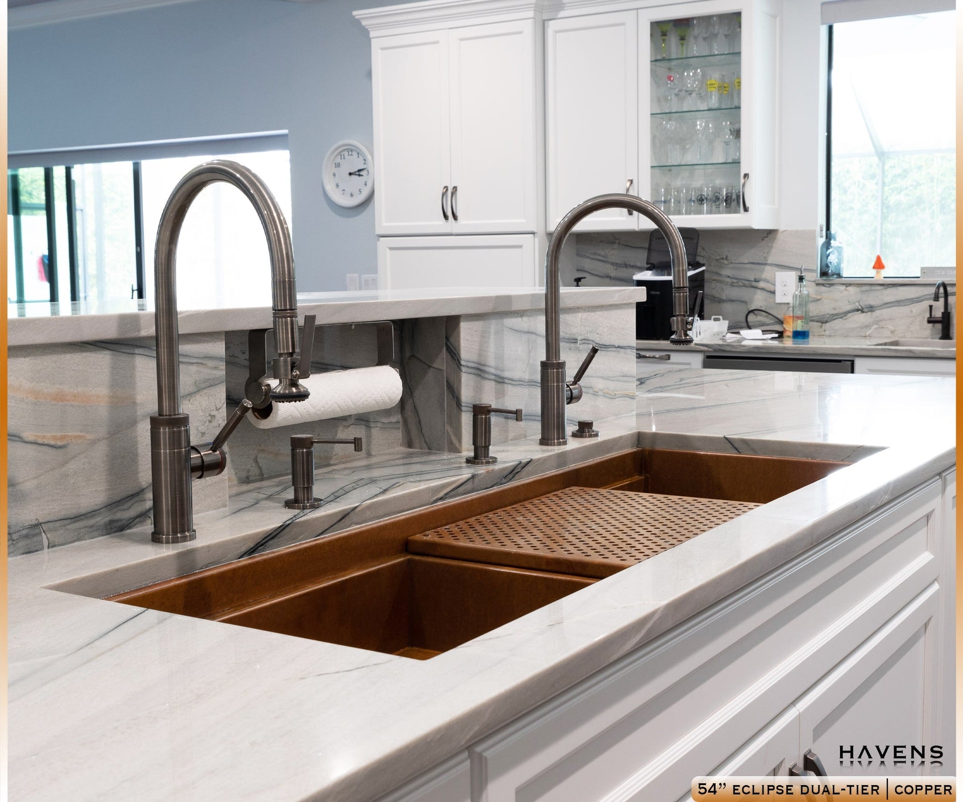 Waterstone Industrial PLP Pulldown Faucet - 9800 - Havens | Luxury Metals