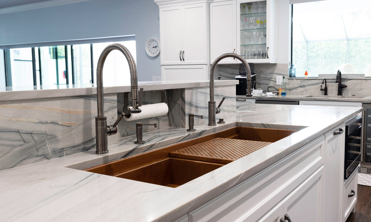 Eclipse Kitchen Sink - USA Made - Havens | Luxury Metals