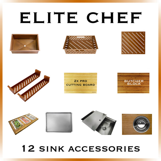 Elite Chef Package - Pure Copper - Havens | Luxury Metals