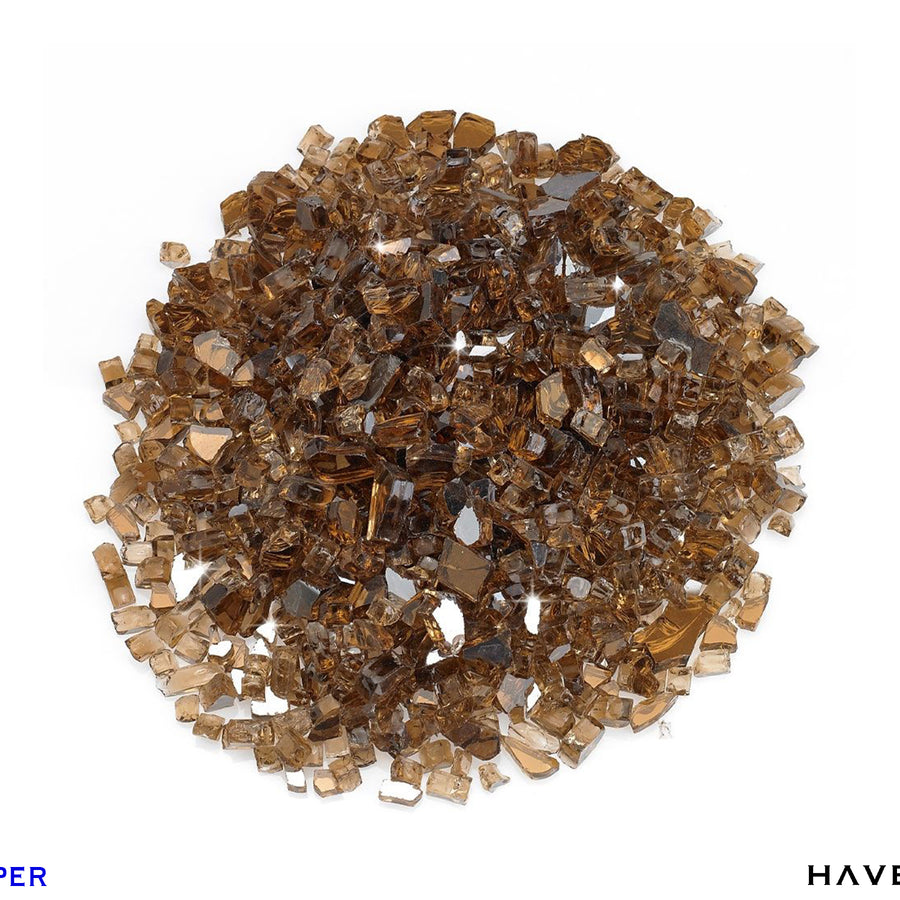 Fire Glass Rocks - Havens | Luxury Metals