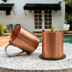 Pure Copper Mule Mugs - Havens | Luxury Metals