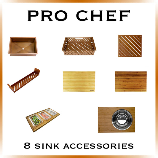 Pro Chef Package - Pure Copper - Havens | Luxury Metals