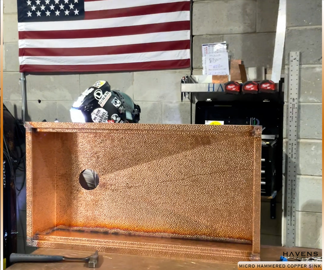 Legacy Undermount Sink - Pure Copper - Havens | Luxury Metals