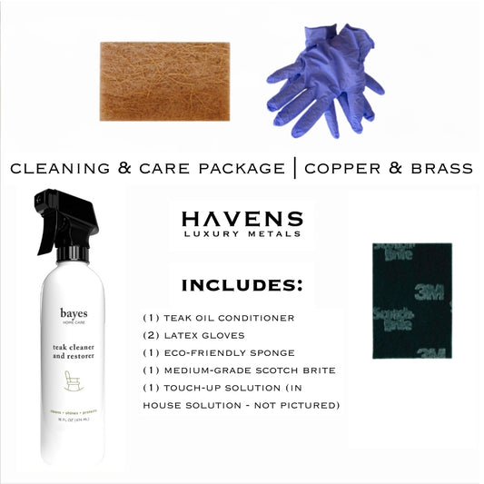 Cleaning & Care Pack - Copper & Brass