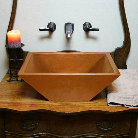 Custom Cavo Vessel Sink - Copper - Havens | Luxury Metals