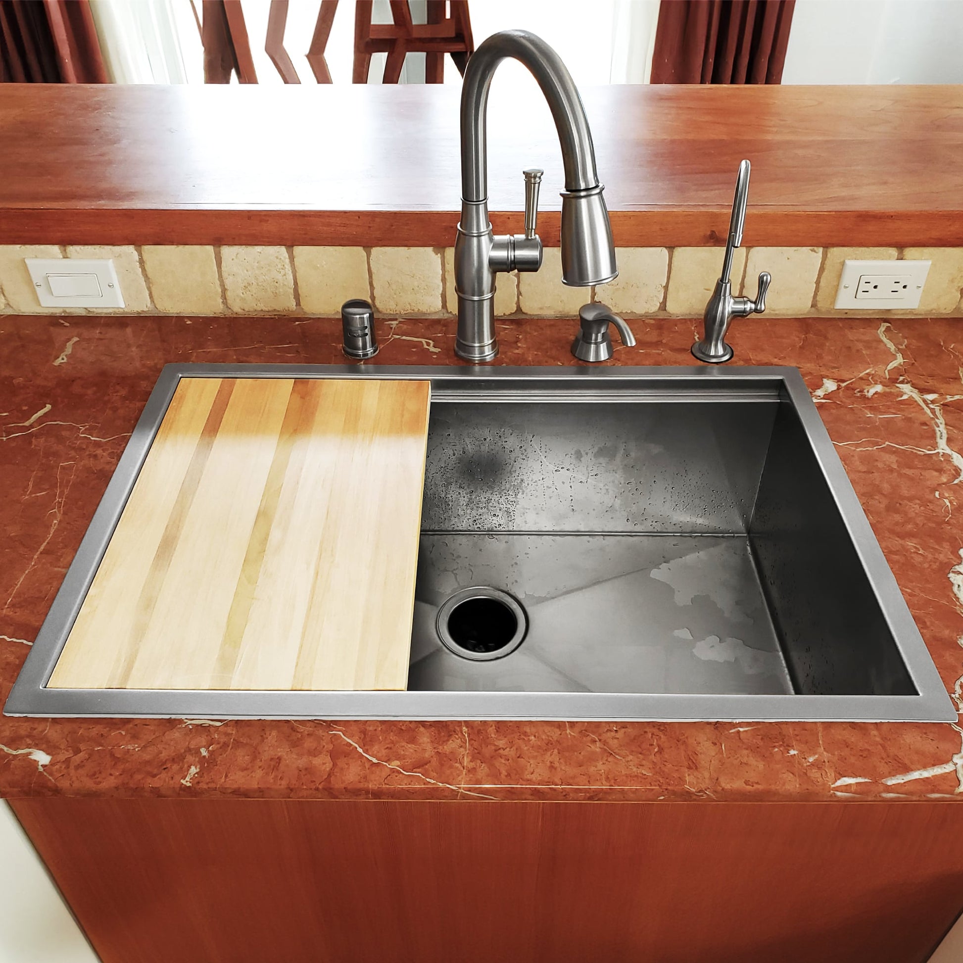 Custom Legacy Topmount Sink  - Stainless Steel - Havens | Luxury Metals