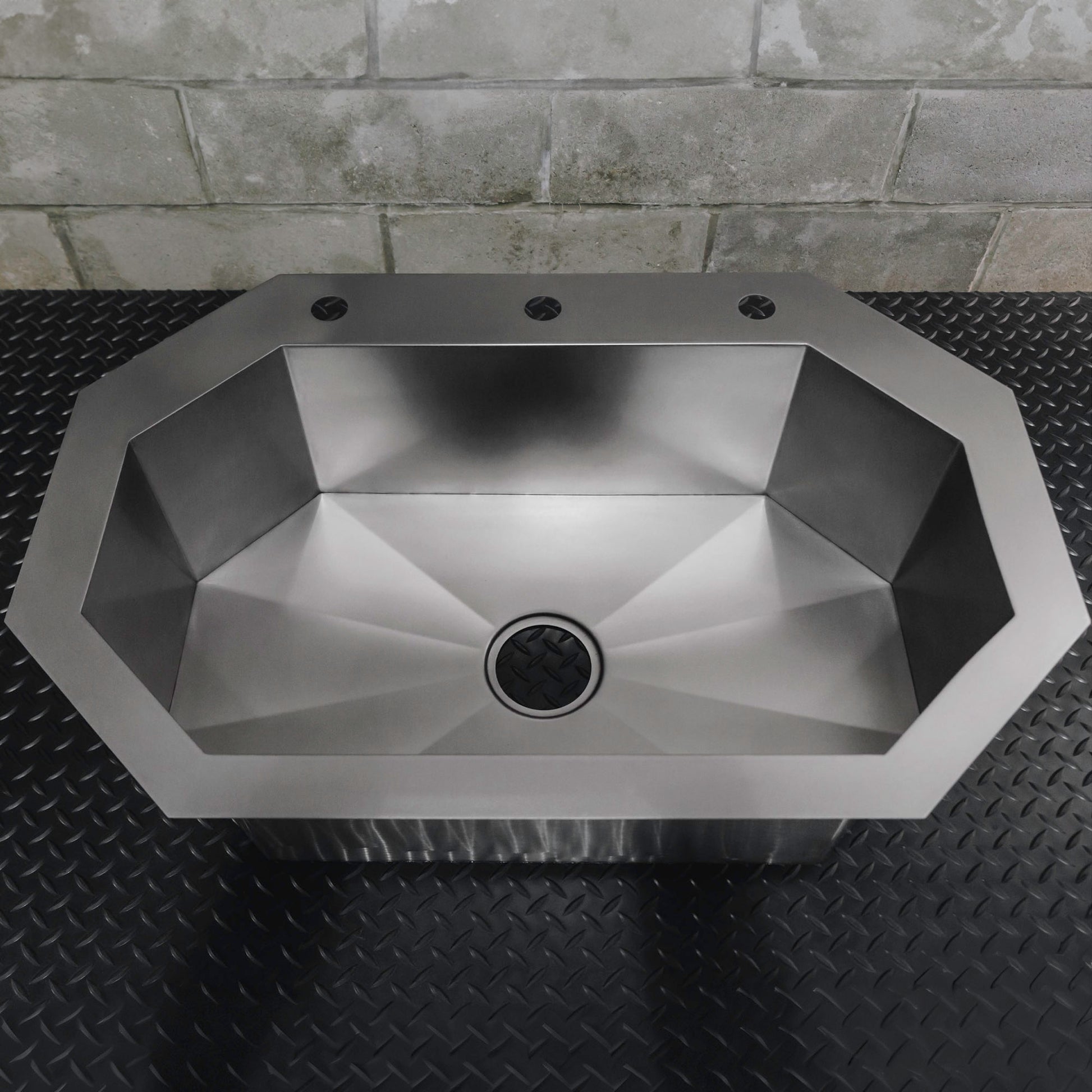 Custom Polygon Sink - Stainless - Havens | Luxury Metals