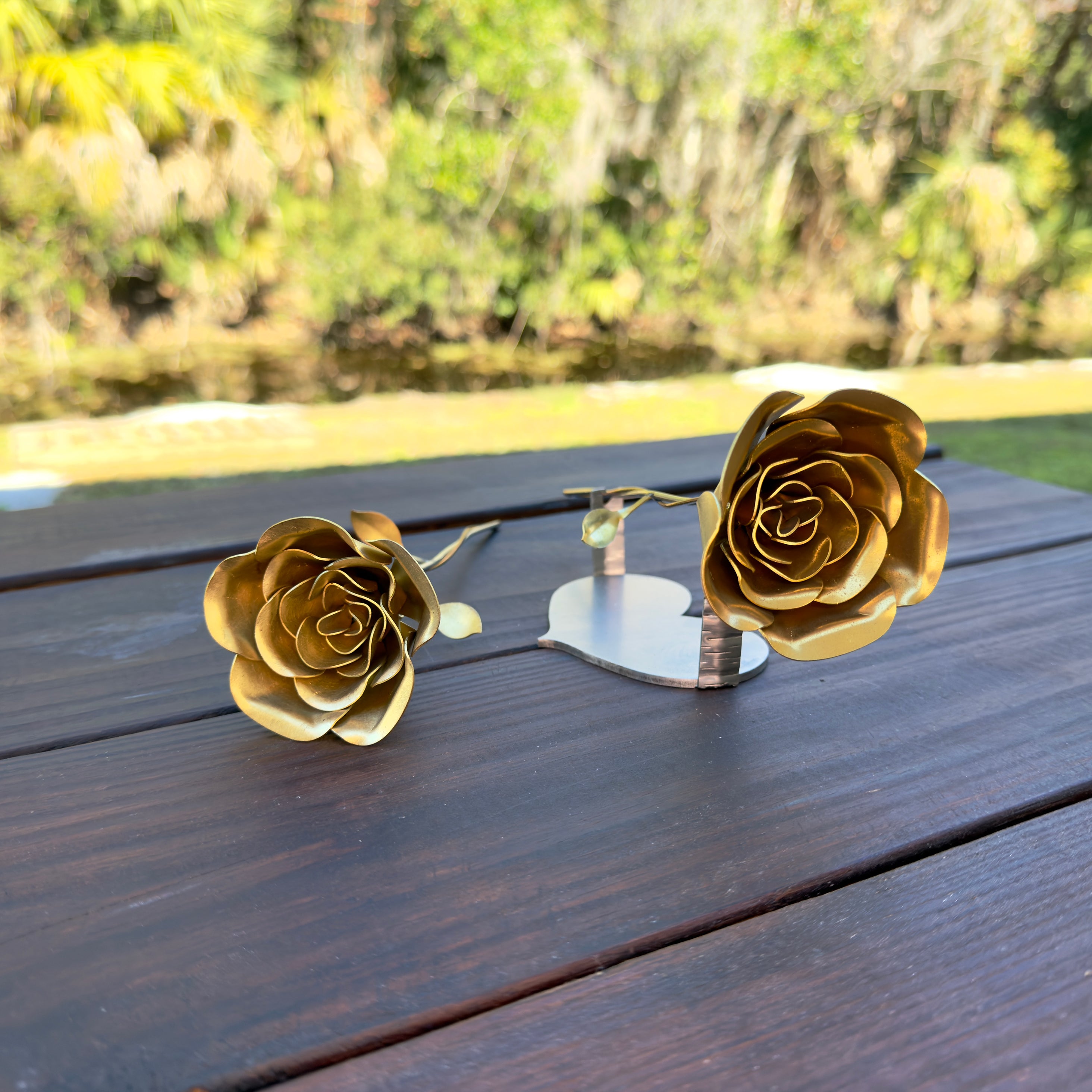 Infinity Rose - Premium Brass