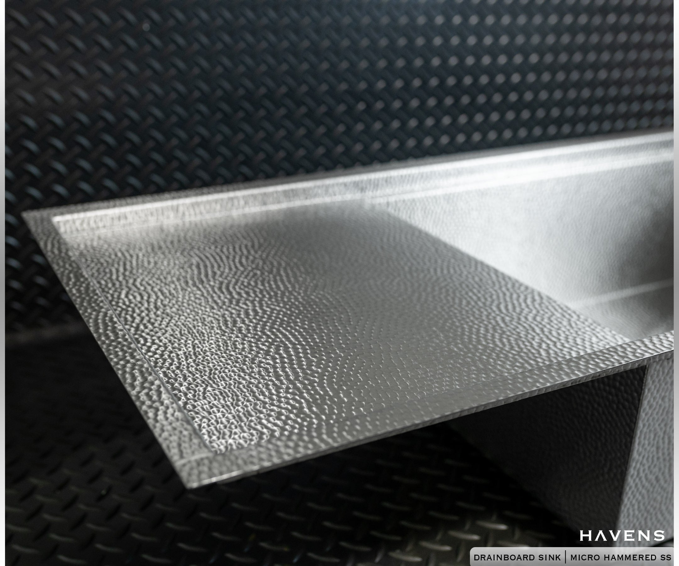 Custom Drainboard Sink - Stainless - Havens | Luxury Metals