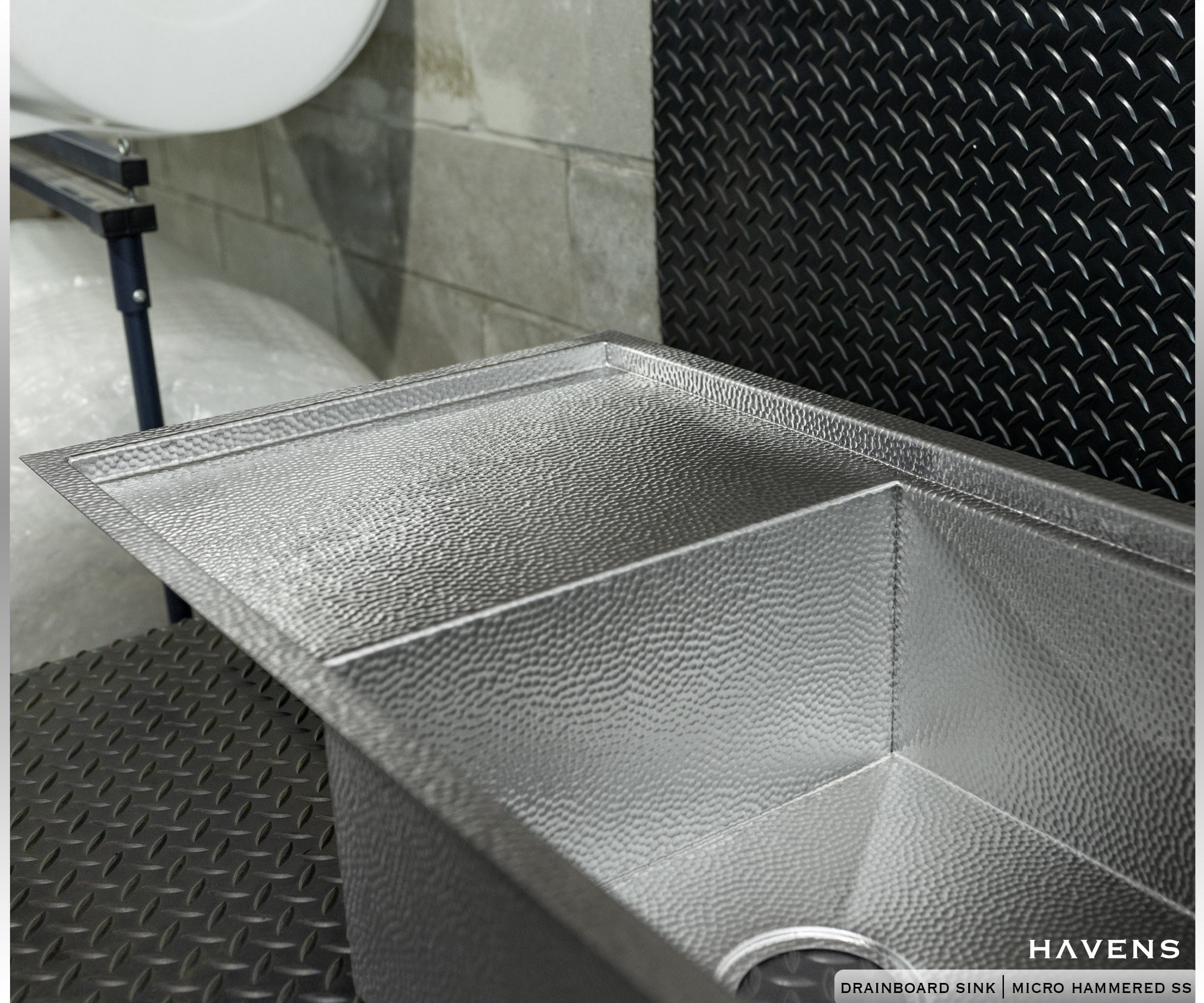 Custom Drainboard Sink - Stainless - Havens | Luxury Metals