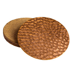 Drink Coasters - Pure Copper - Havens | Luxury Metals