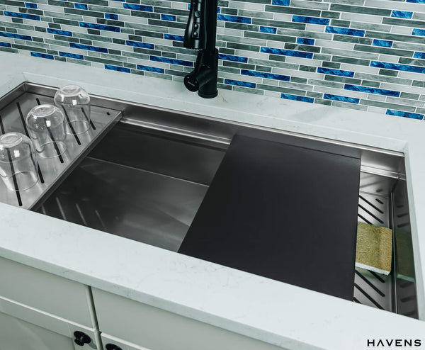 Eclipse Kitchen Sink - USA Made - Havens | Luxury Metals