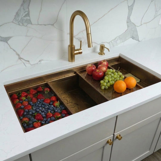 Drop-In Bowl - Premium Brass