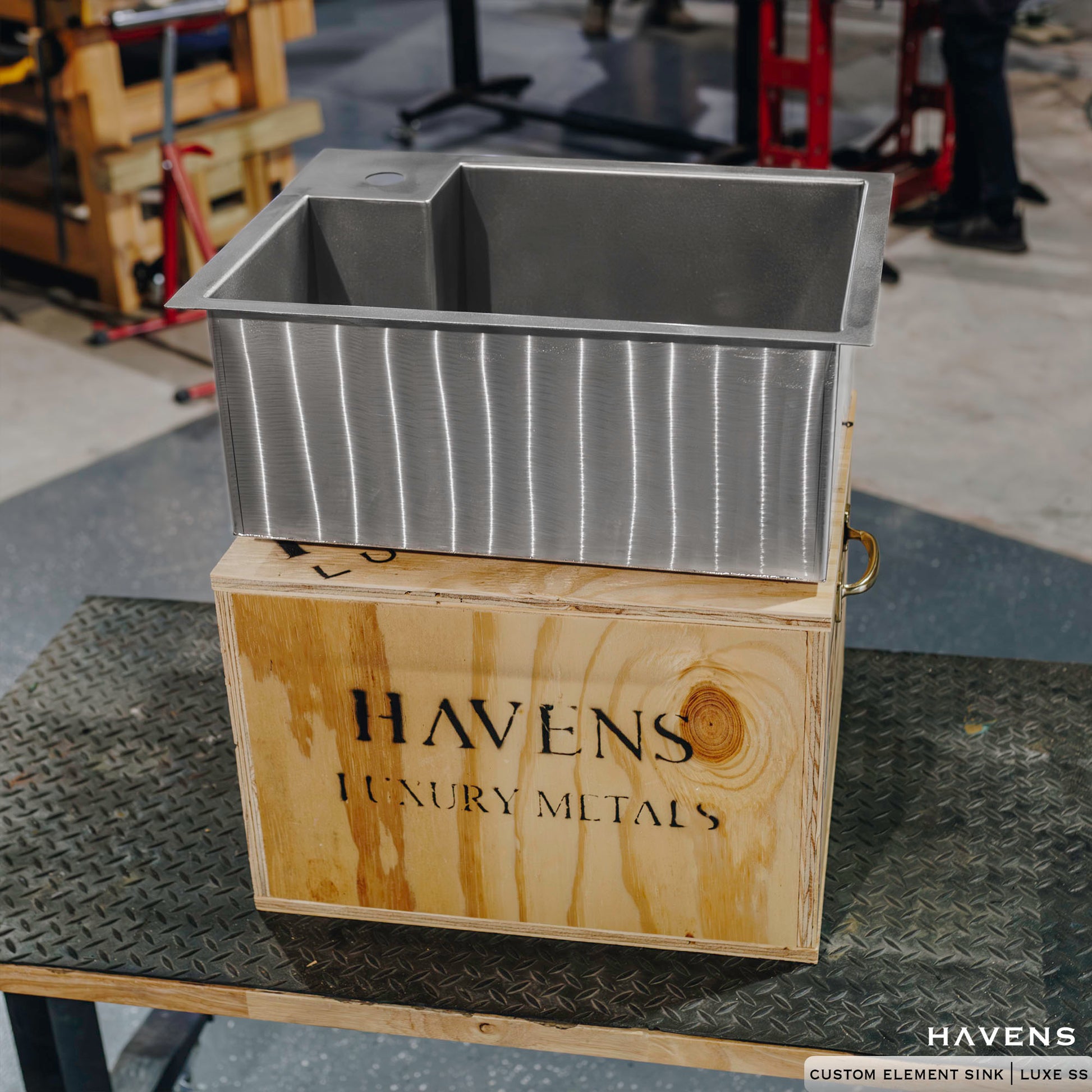 Element Sink - Stainless - Havens | Luxury Metals