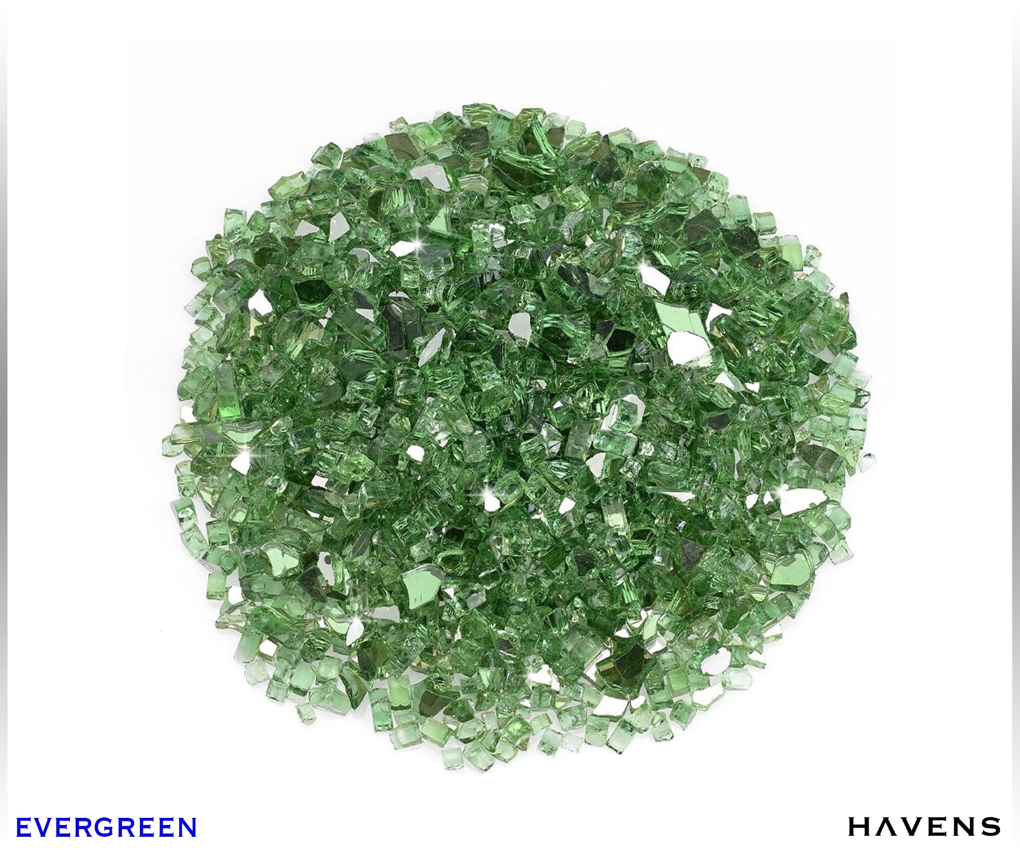 Fire Glass Rocks - Havens | Luxury Metals