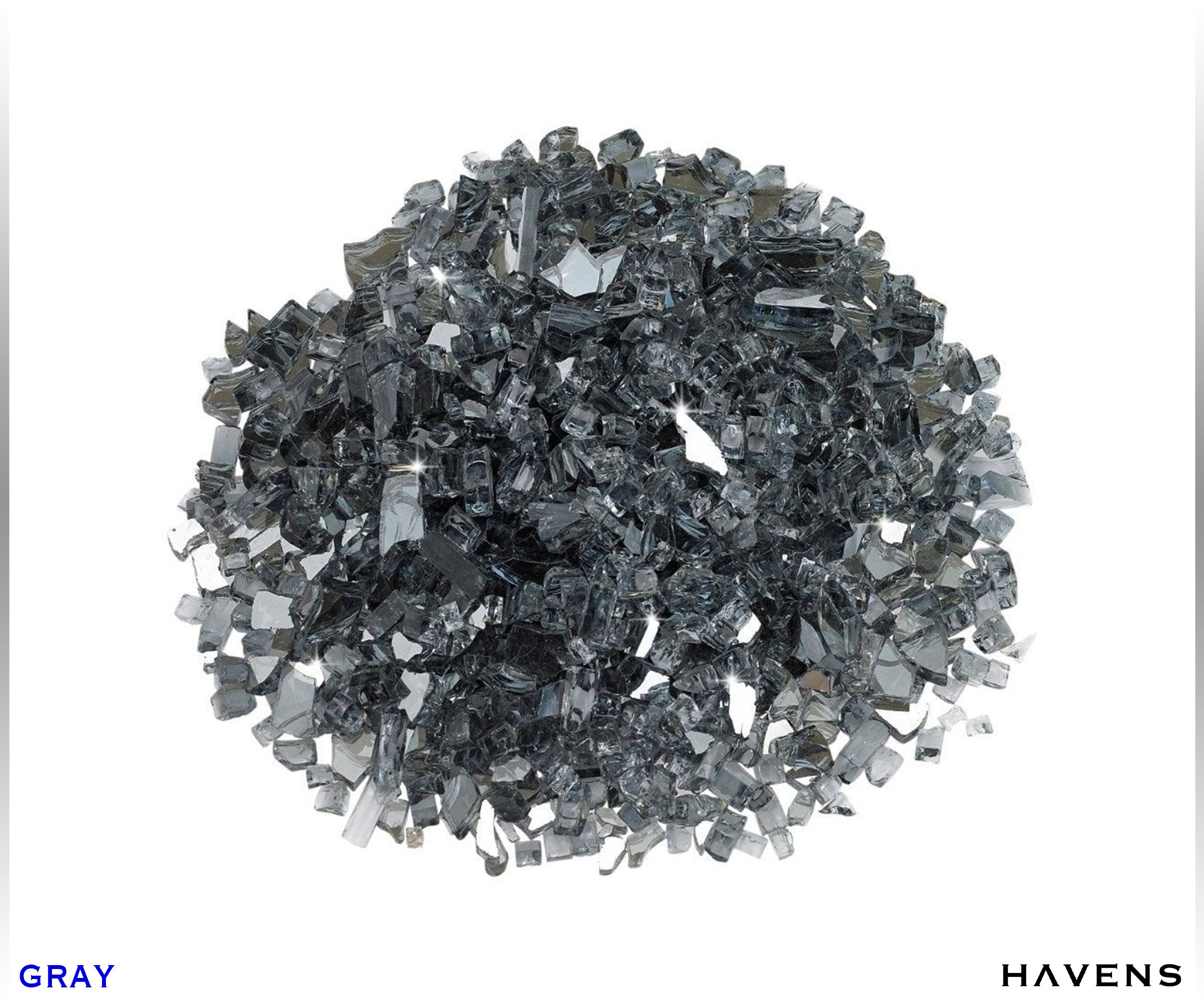 Fire Glass Rocks - USA - Havens | Luxury Metals