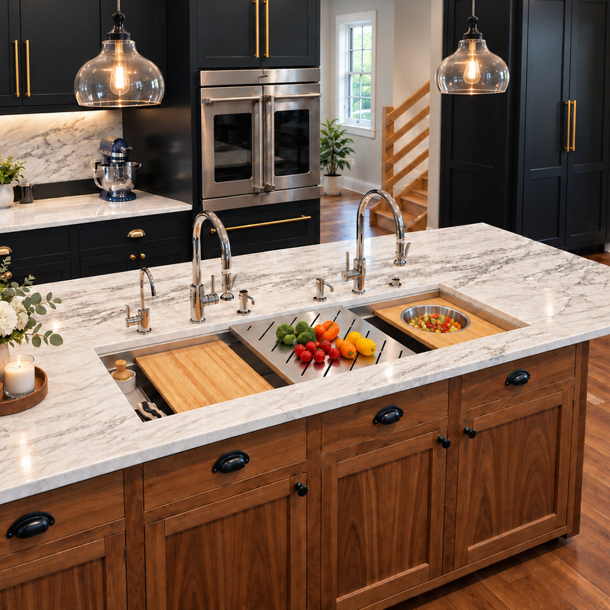 Eclipse Dual-Tier Sink - Stainless Steel
